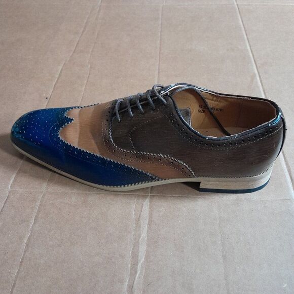 Antonio Cerrelli Elite Men’s Dress Shoes Brown 3-Tone Leather Wingtip Size 11 main image 8